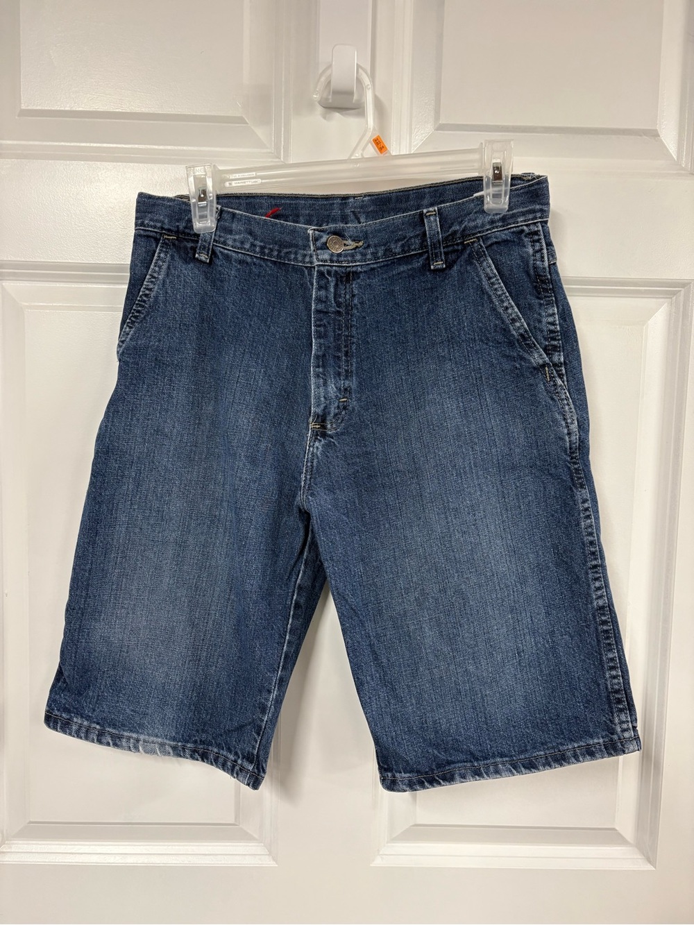 Wrangler Boys Y2K Jean Shorts Size 18 Regular Adjustable Waist